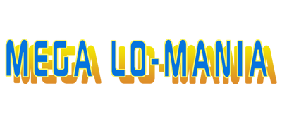 Mega-Lo-Mania logo for Sega Mega Drive